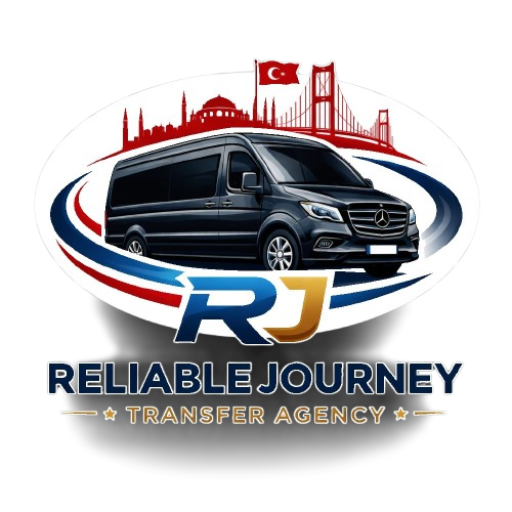 RJ VIP Transfer logo, Turkey airport transfer and eSIM mobile data service